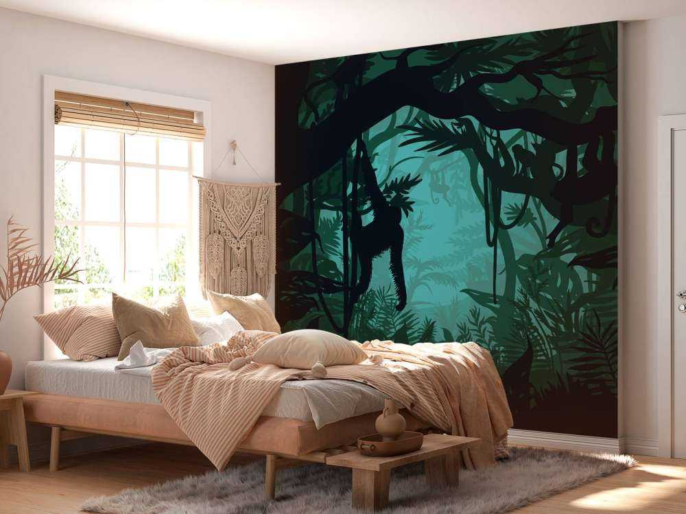 Monkey in the jungle