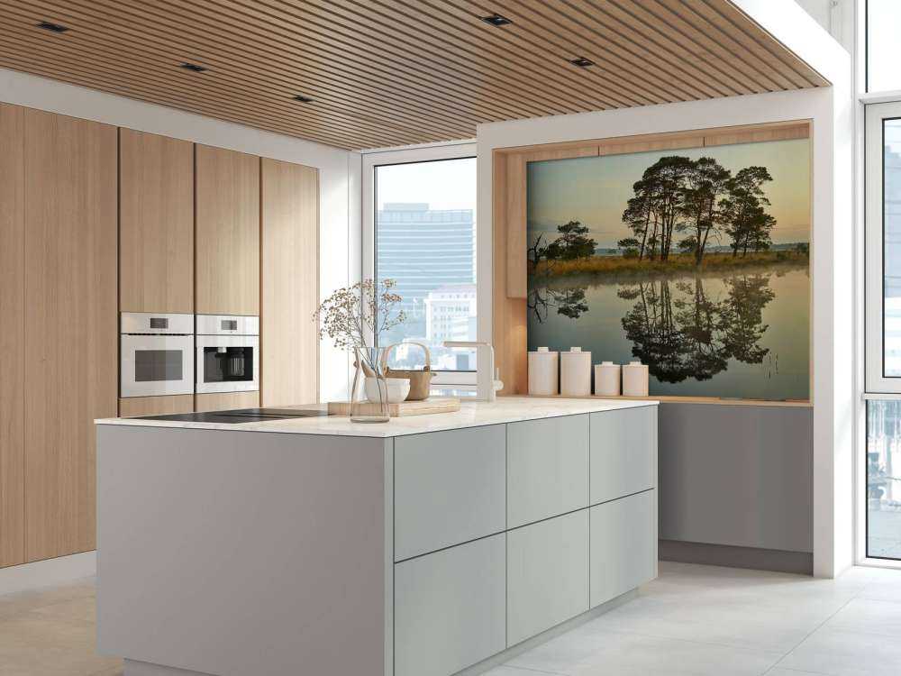 Reflection in woodland veins