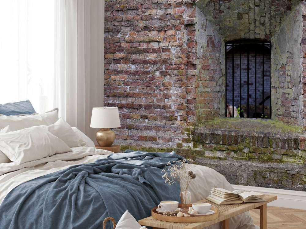Recess in old wall
