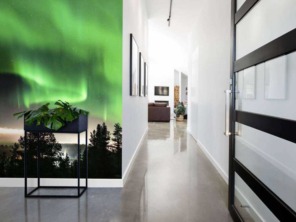 Green Aurora Borealis