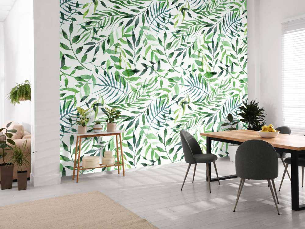 Cheerful pattern, green