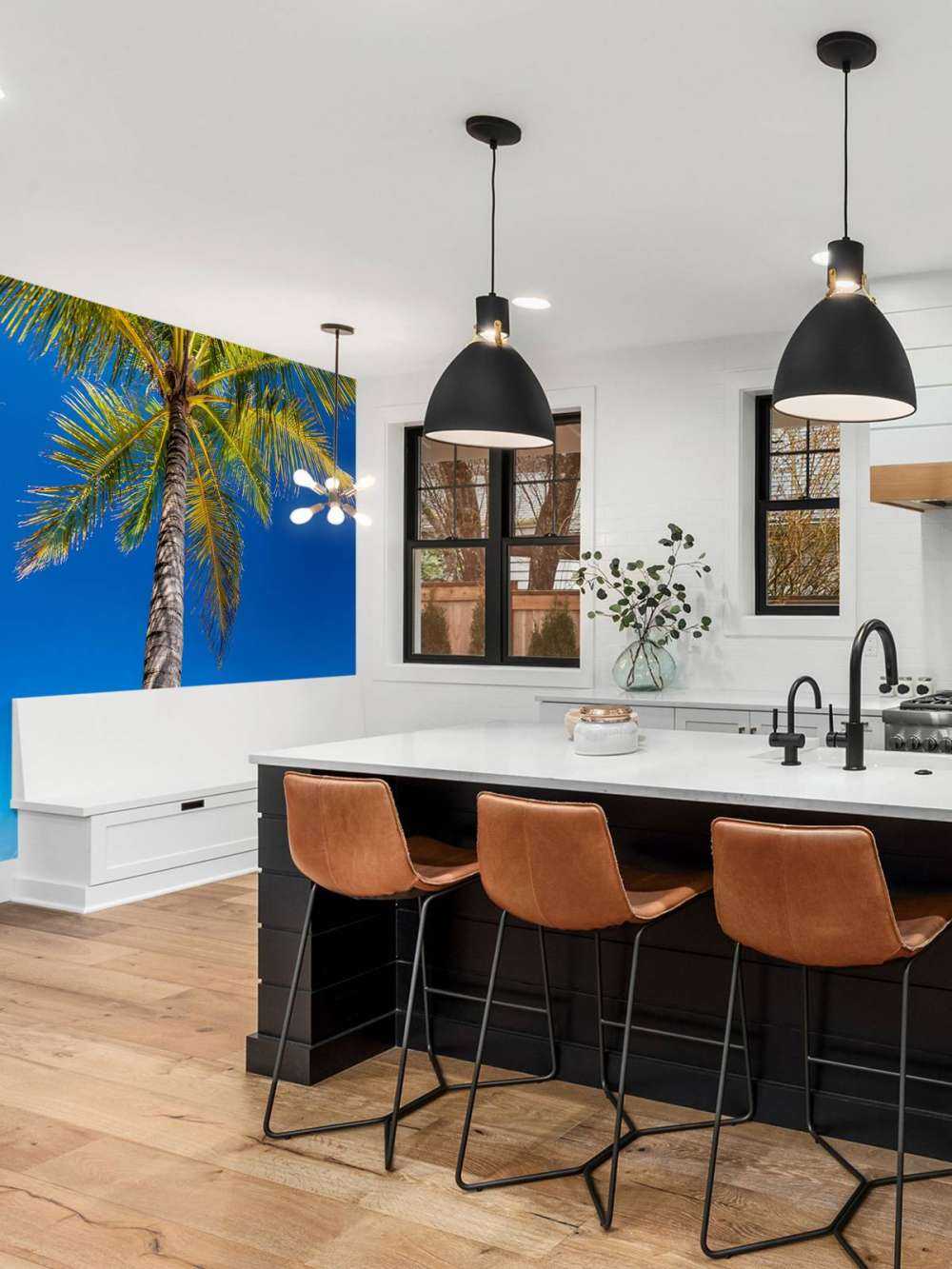 Palm tree in the maldives