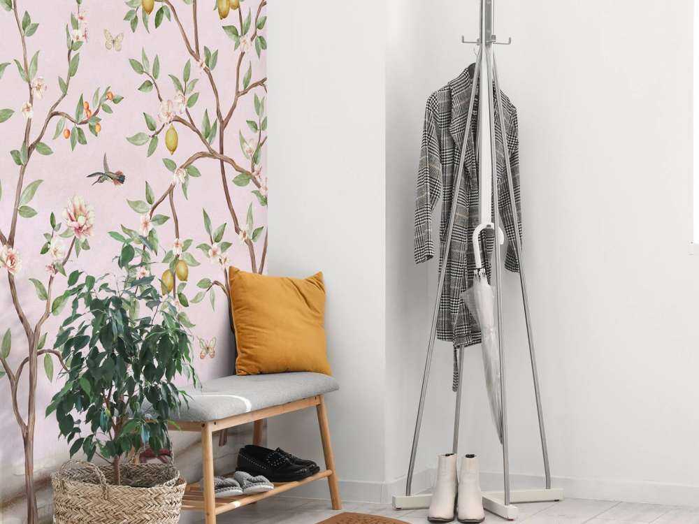 Lemon Tree Chinoiserie - Pink