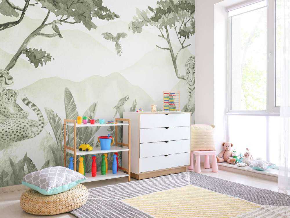 Jungle predators in green