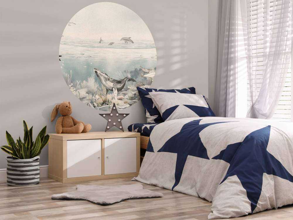 Ocean Landscape with Animals