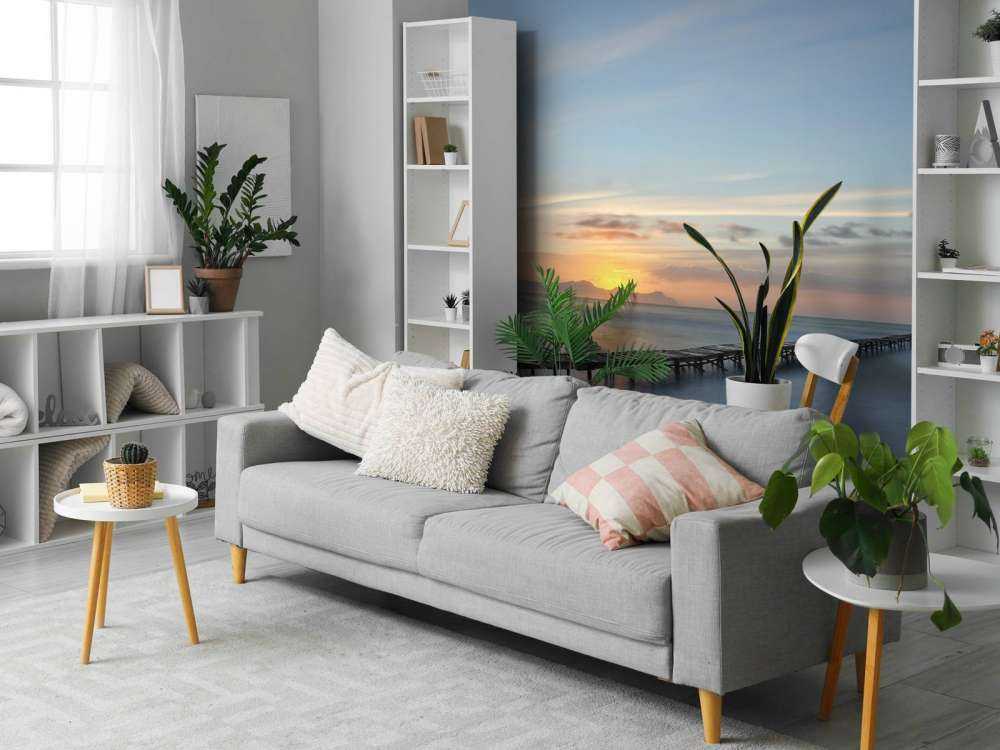 Scaffolding off the coast