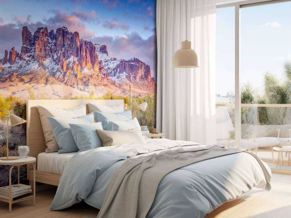 Cactus in a mountain landscape