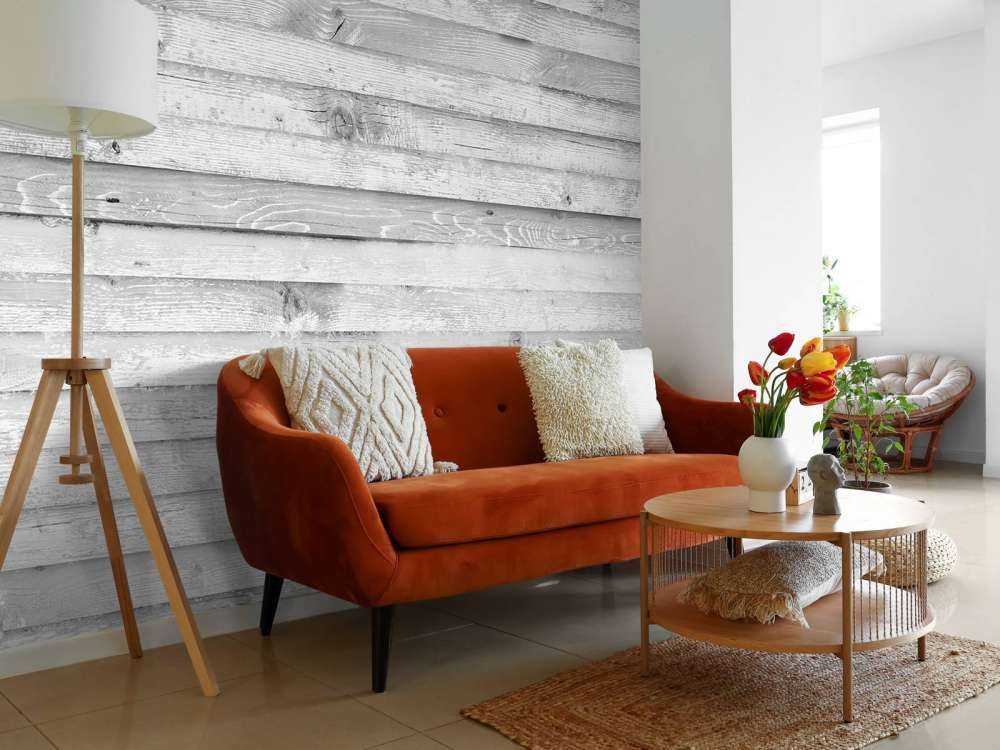 Whitewash wood horizontal