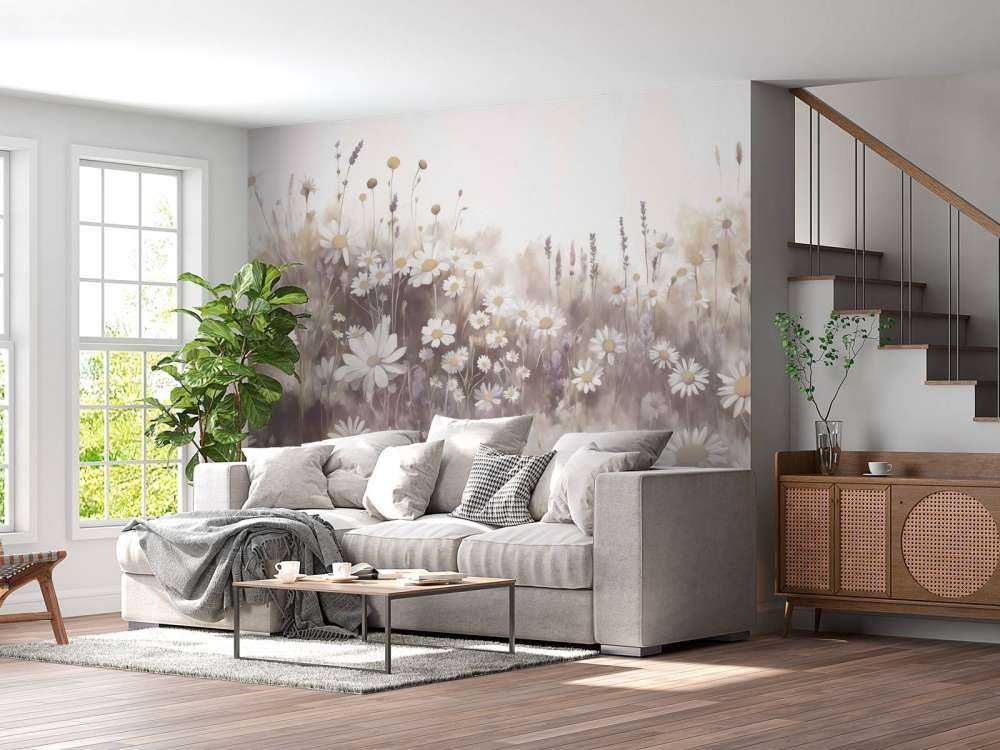 Quiet Daisies Meadow Pink