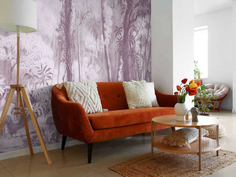 Tropical forest - pink