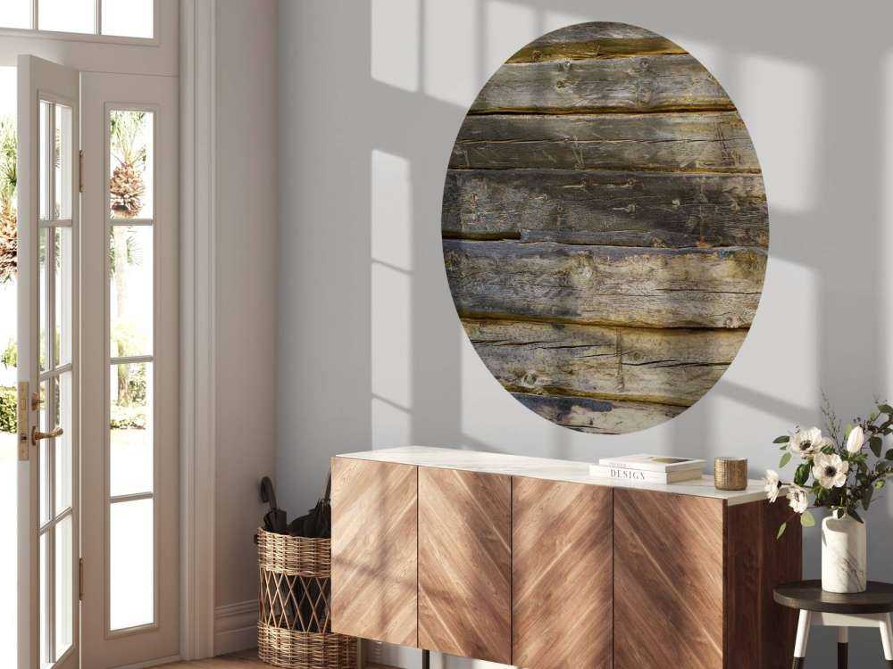 Burnt blue wood