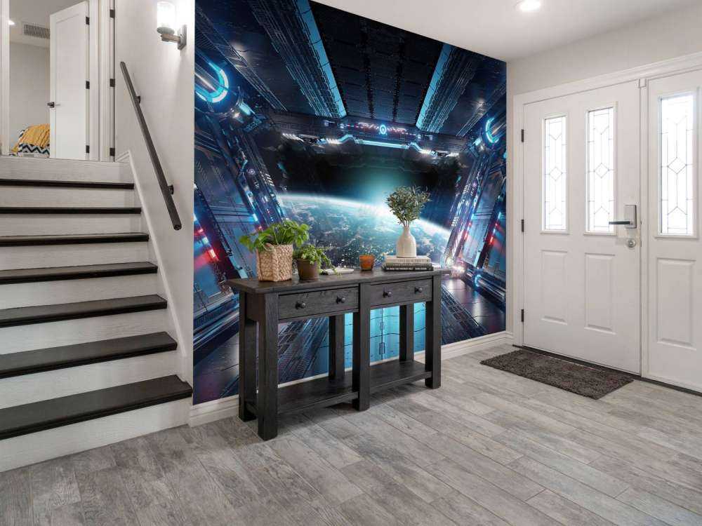 View from a spaceship