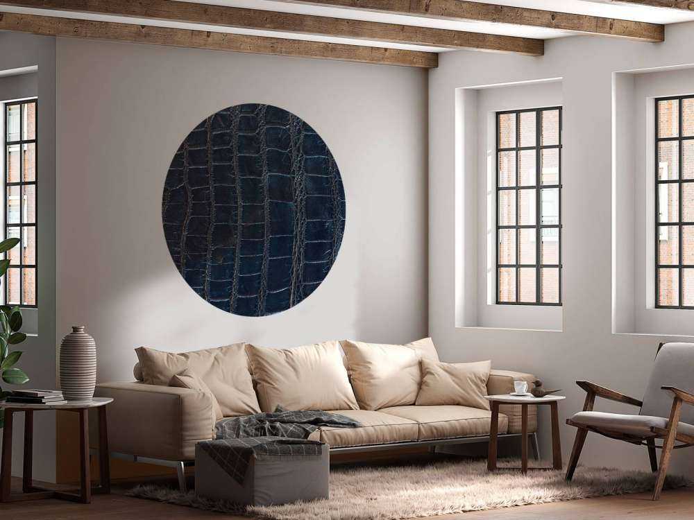 Shiny crocodile skin