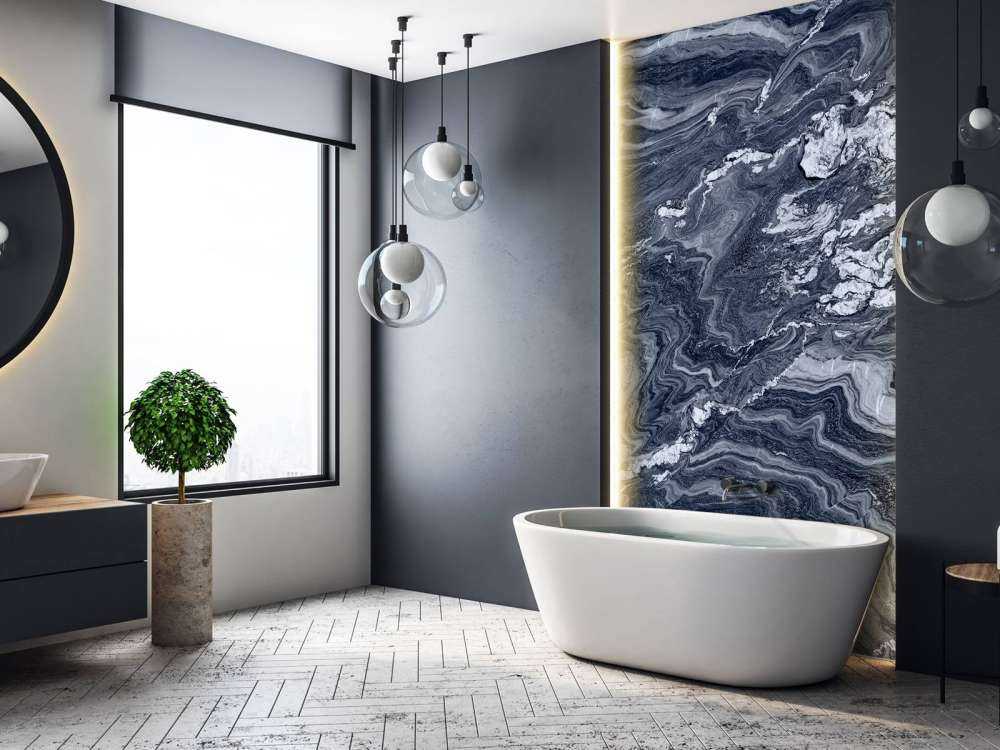 Marble with fine structure