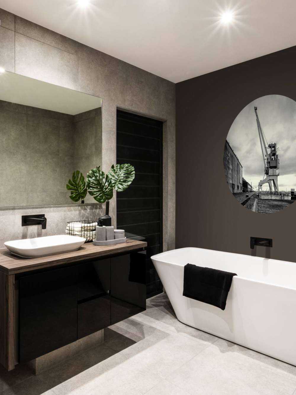 Harbour crane on the former RDM site Heijplaat Rotterdam 