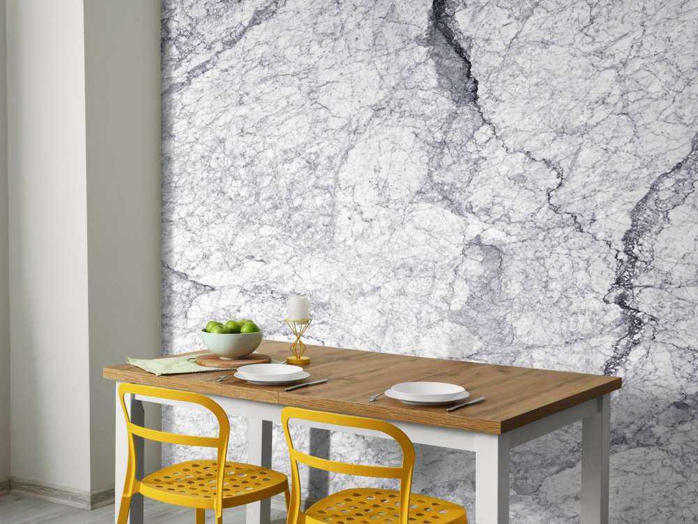 Marble black and white