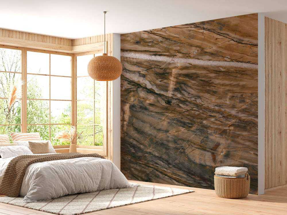 Marble with yellow tint