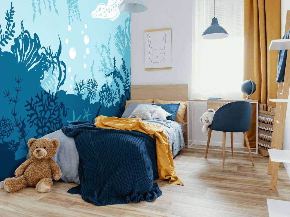 Blue underwater world