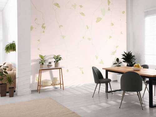 Lime leaves - powder pink