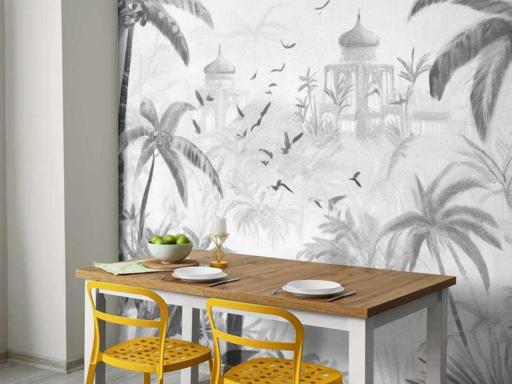 Oriental Garden at Dawn