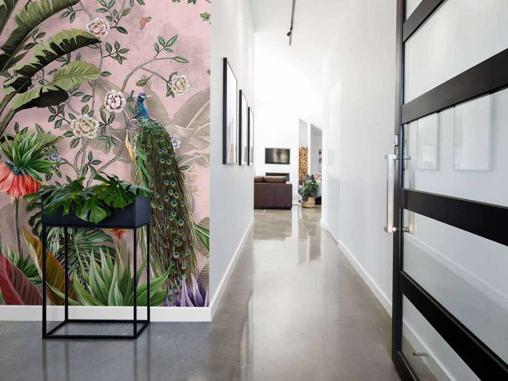 Peacock in Tropical Beauty