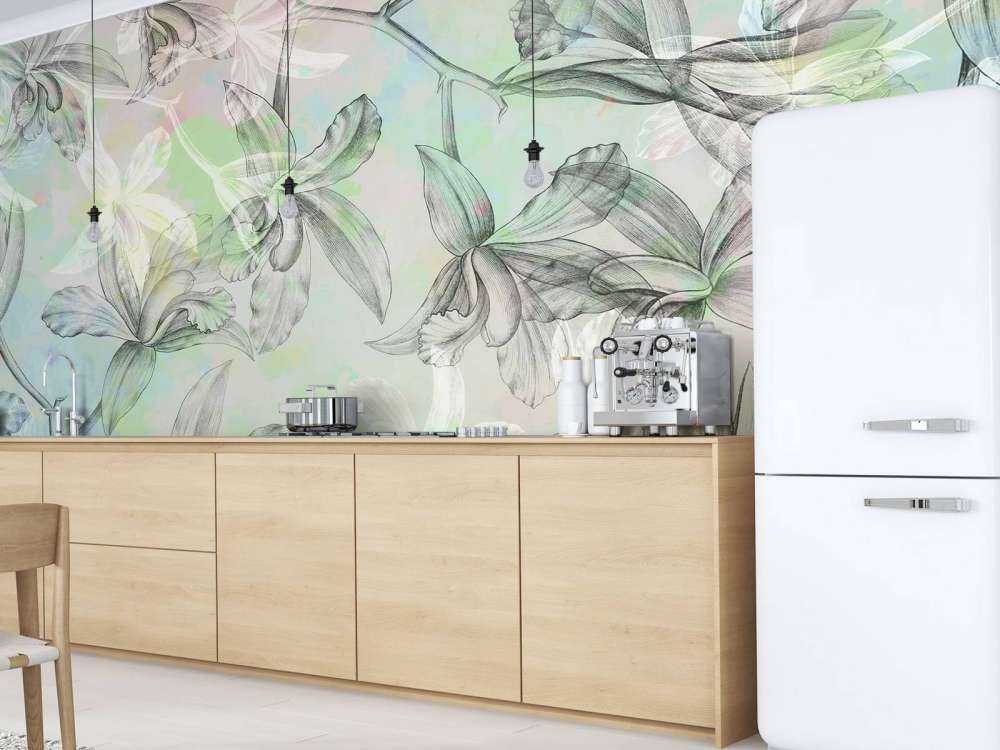 Watercolor Orchid Harmony