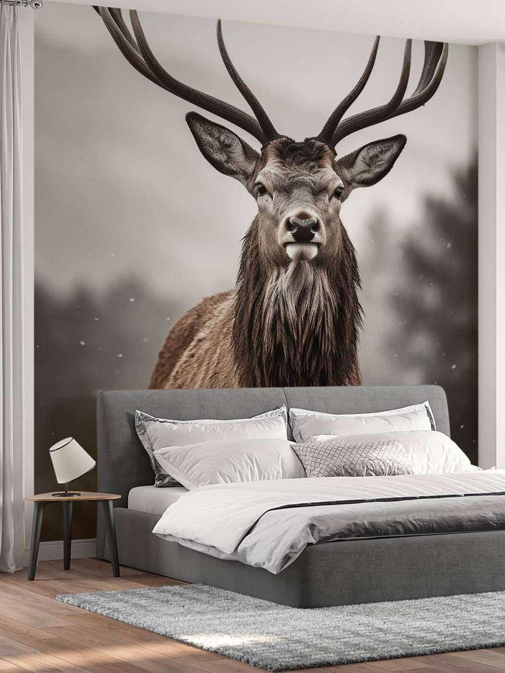 Winter King Deer Gaze