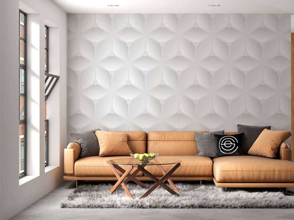 White 3D pattern