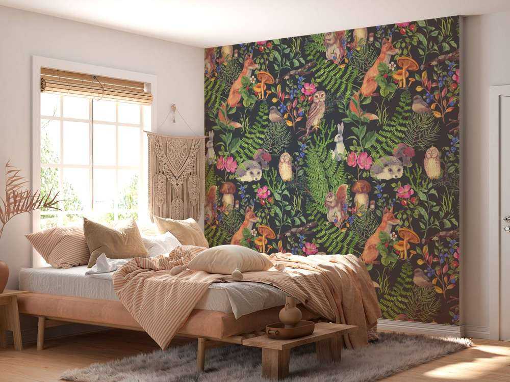 Dark forest pattern