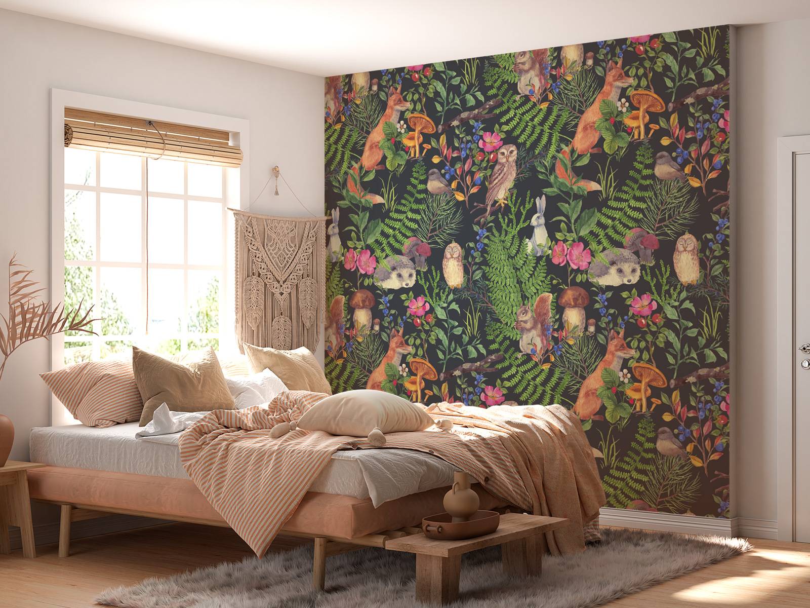 Dark forest pattern