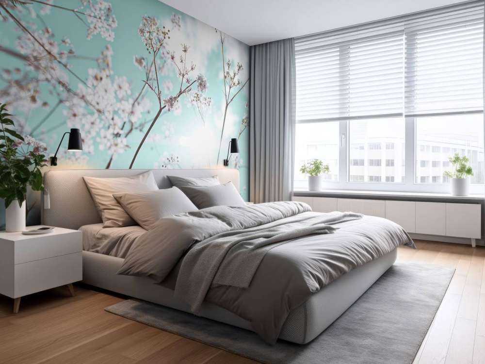 Almond blossom in the sun