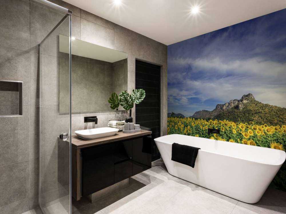 Yellow blooming field