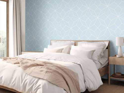 Light blue geometric lines