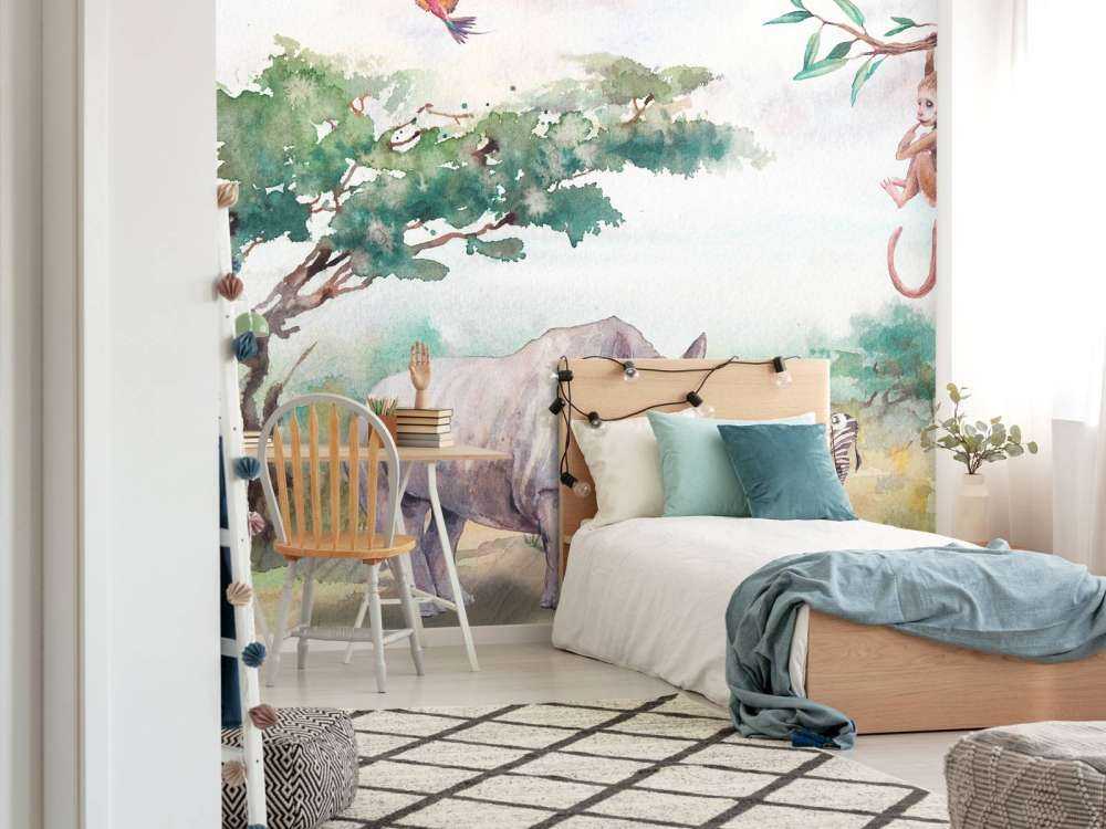 Watercolour jungle
