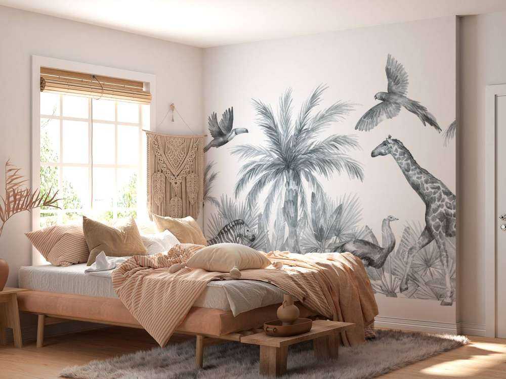 Vintage jungle animals