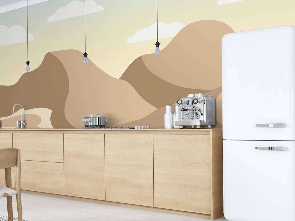 Woestijn illustratie