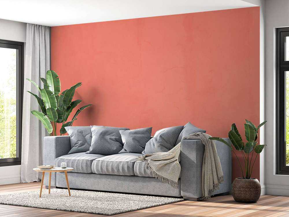 Apricot pink concrete
