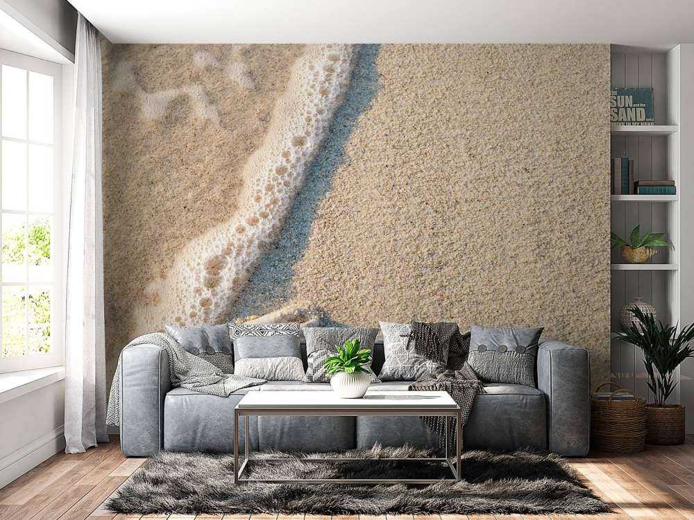 Minimalistisch strand afbeelding