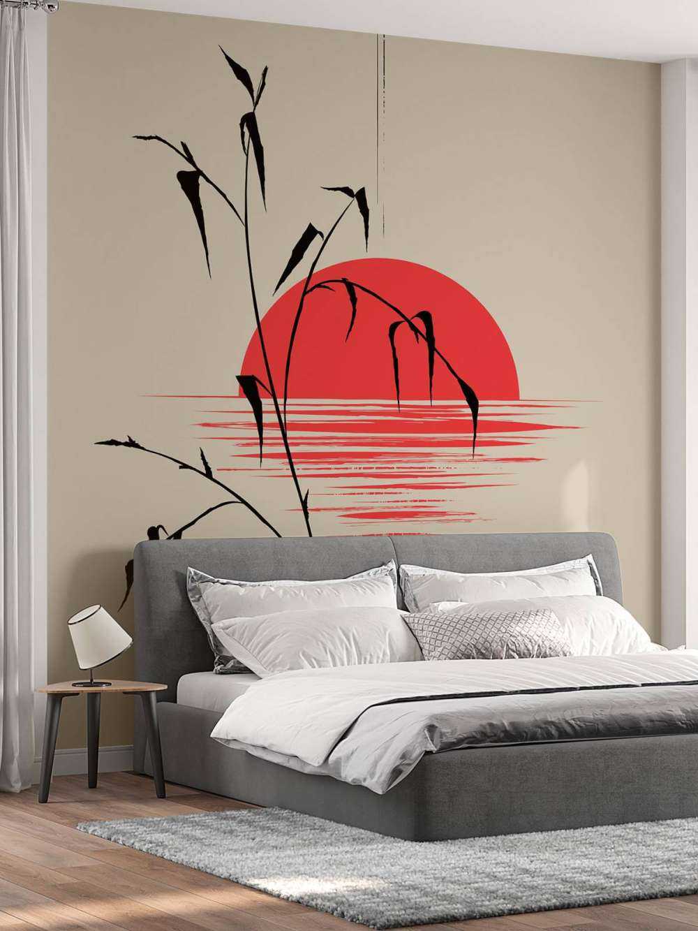 Zonsondergang illustratie