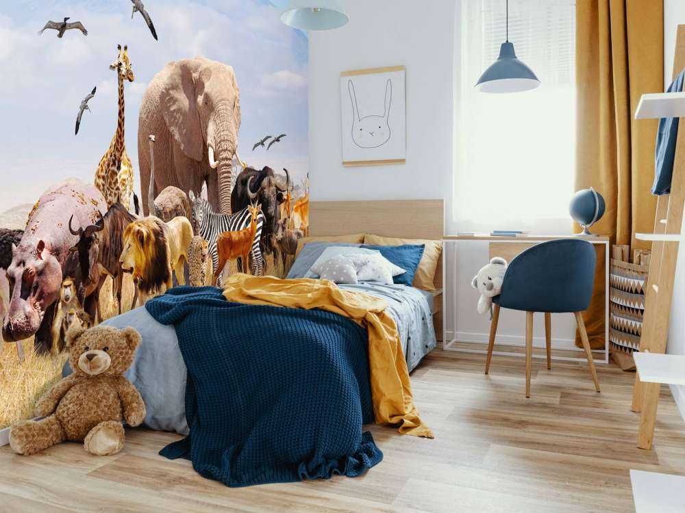 African animals at Kilimanjaro