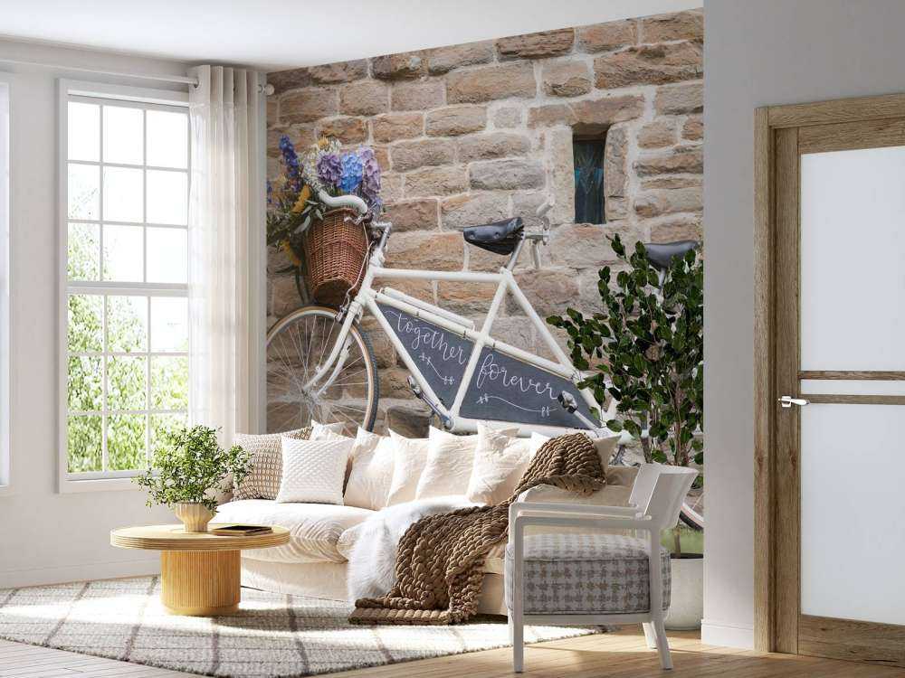 Vintage wedding bike