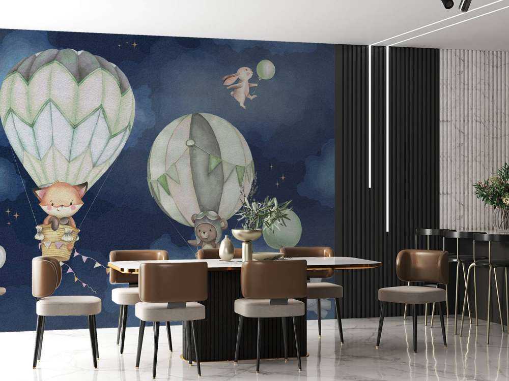 Flying animals green