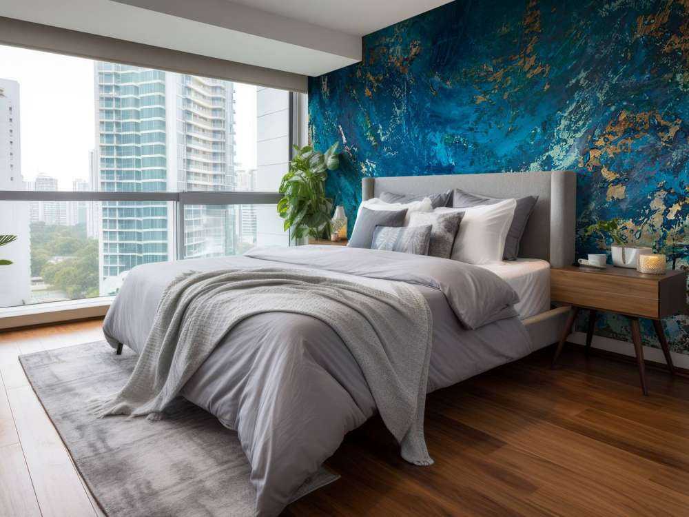 Painted water impression