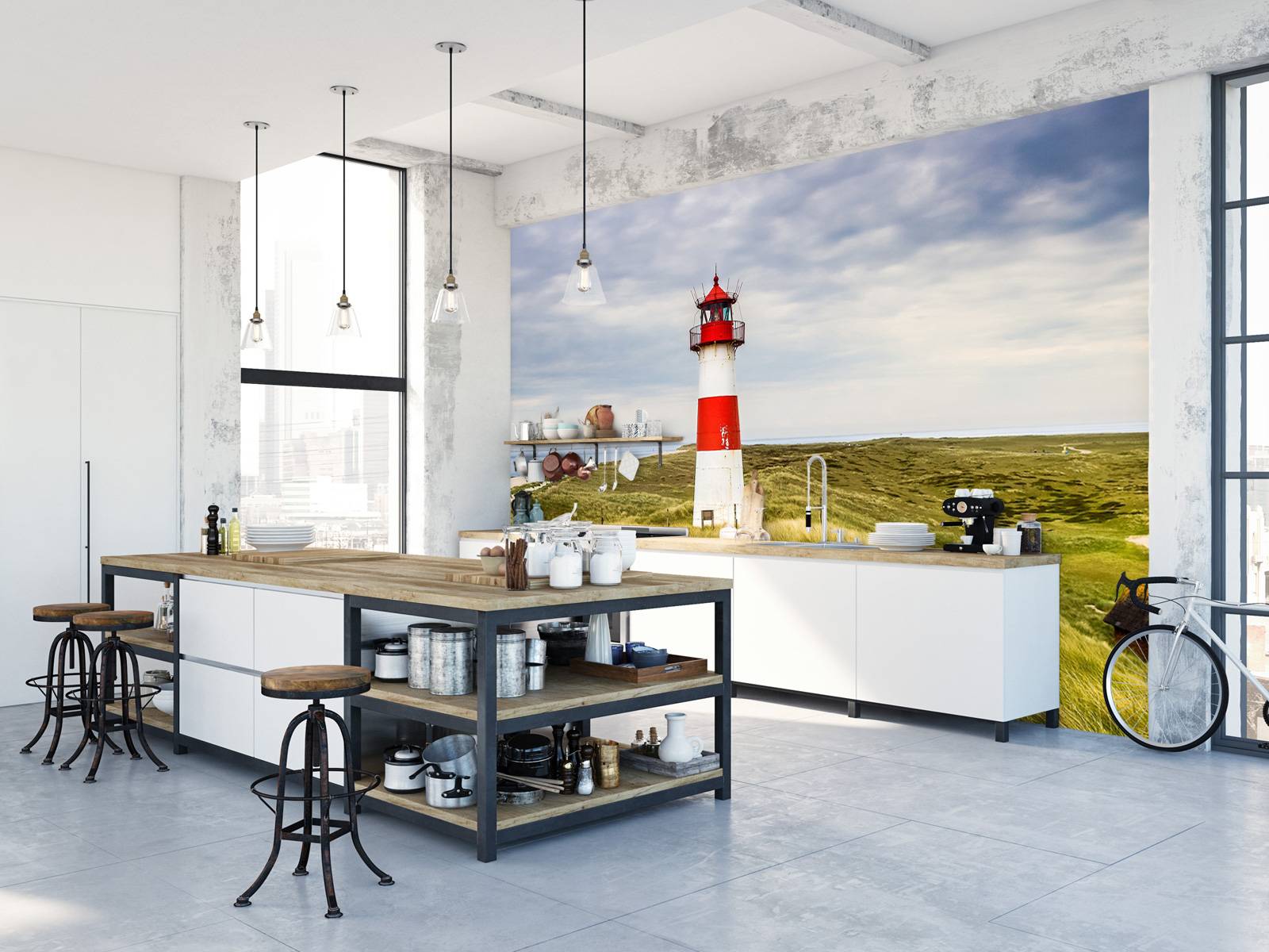 Lighthouse in the dunes