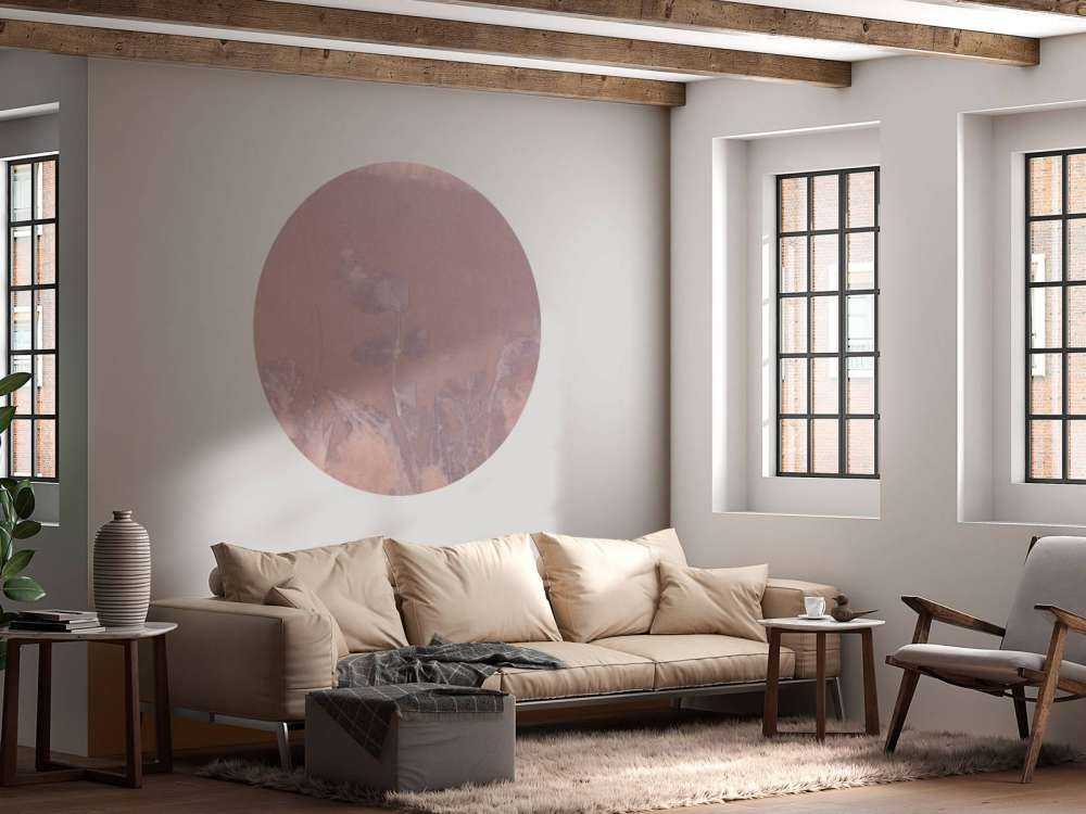 Wild geranium and snowberry - mauve