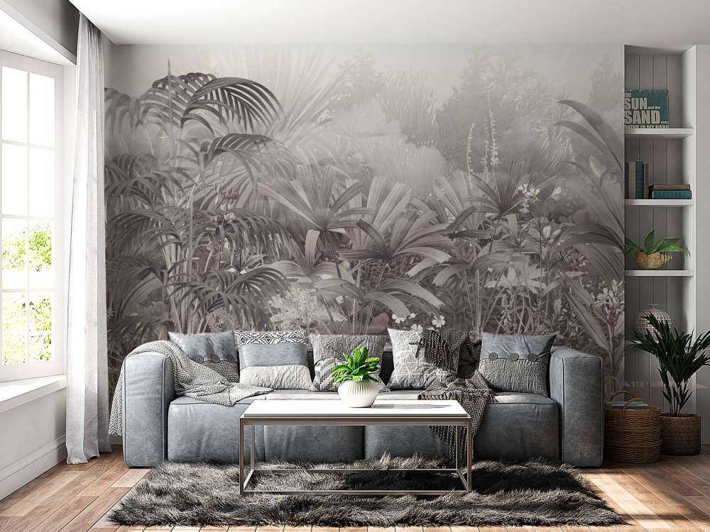 Morning in the Tropical Garden Purple