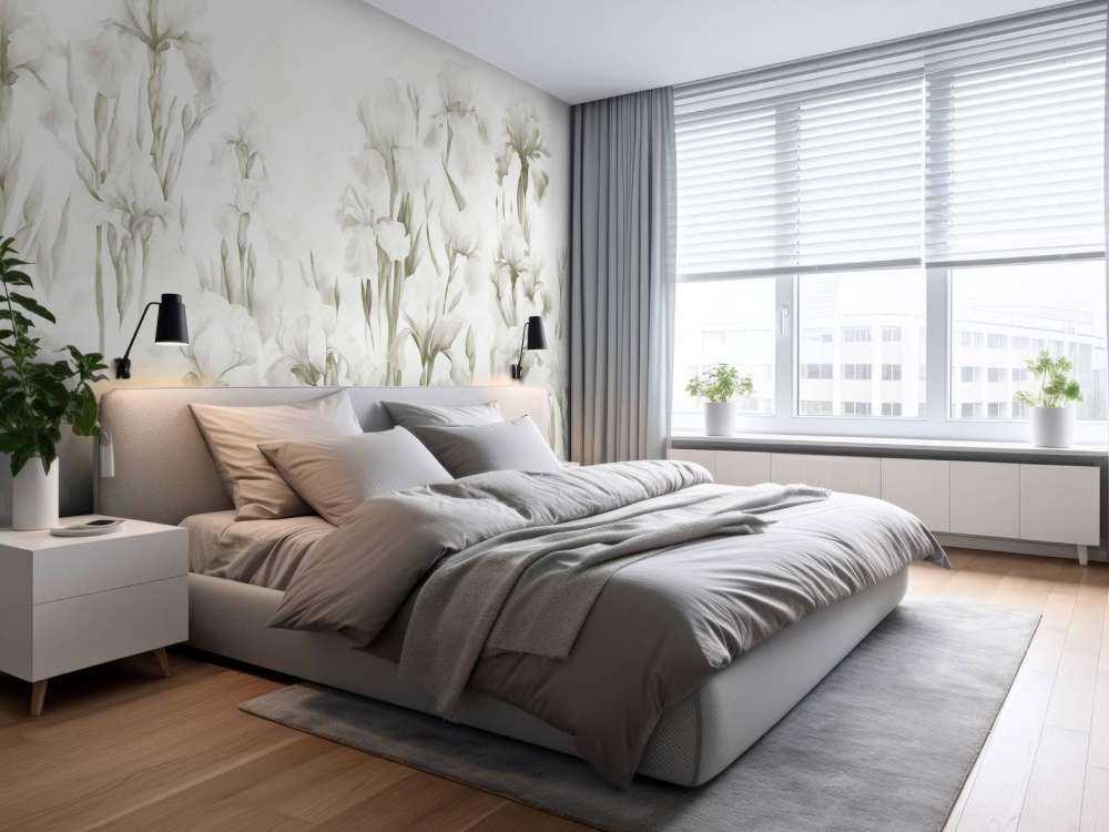 Irises dance in seamless light sepia.