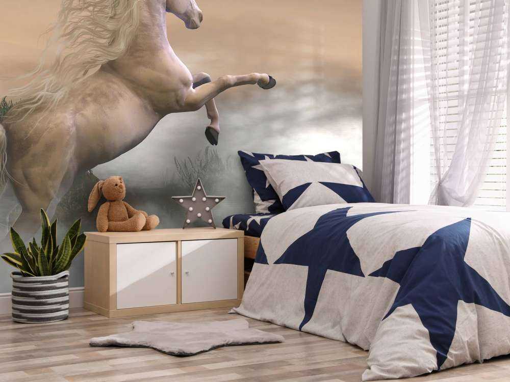 Rearing unicorn