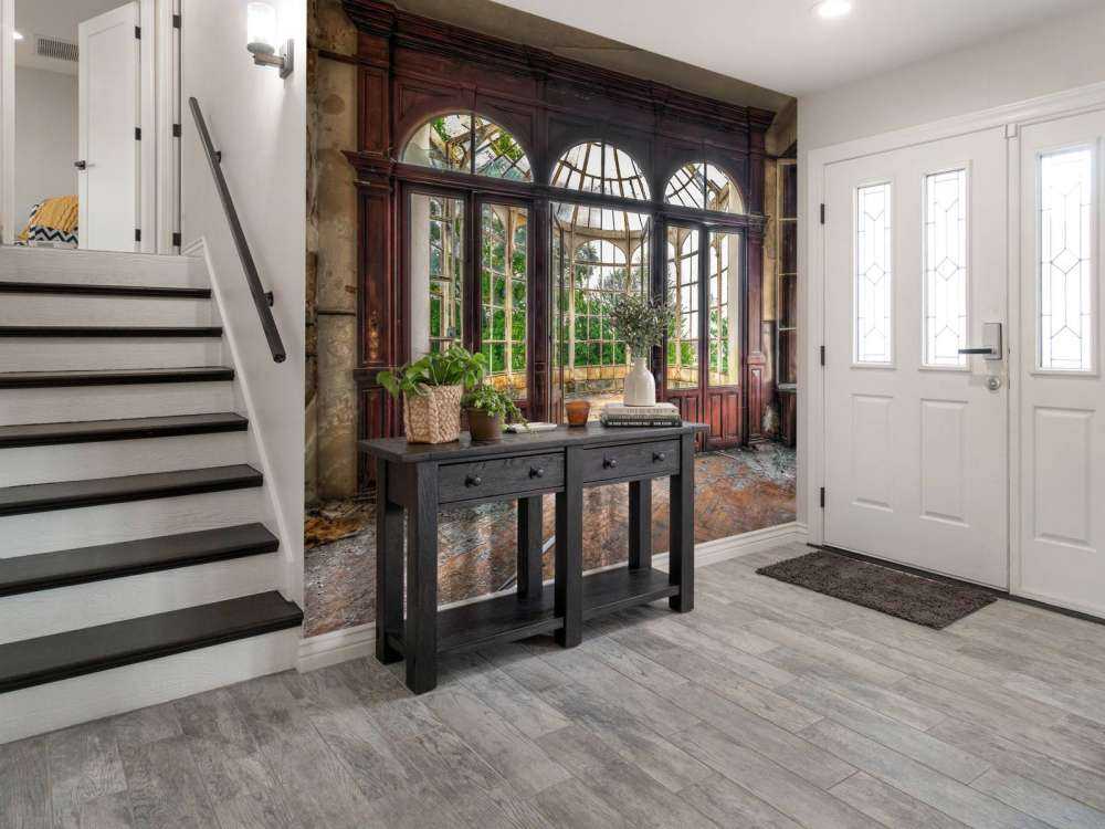 Open ruimte in een oud gebouw