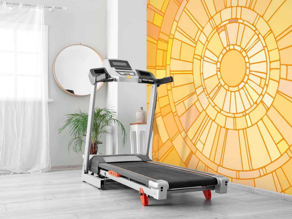 Sunbeams mosaic